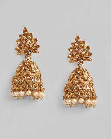 Product, Jewellery, Jhumka Earrings photography by CPH Studio, photograph 1